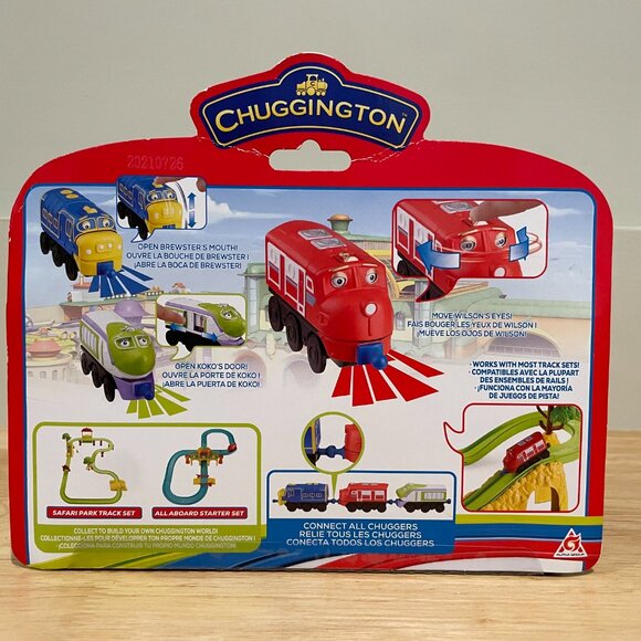 Chuggington Look Alive Chuggers 3 Pk New - Wilson, Brewster, Coco - Picture 3 of 6